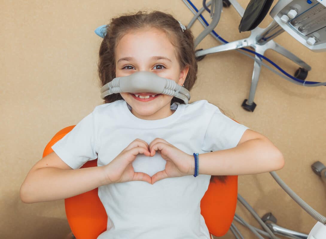 Managing dental anxiety in children with laughing gas or relative anesthesia
